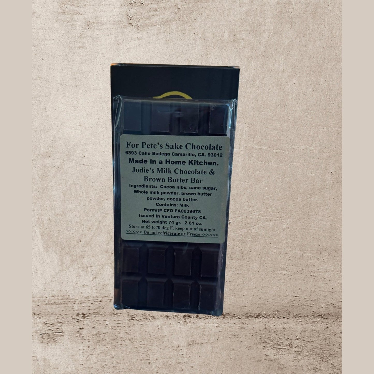 Milk Chocolate & Brown Butter Not Vegan